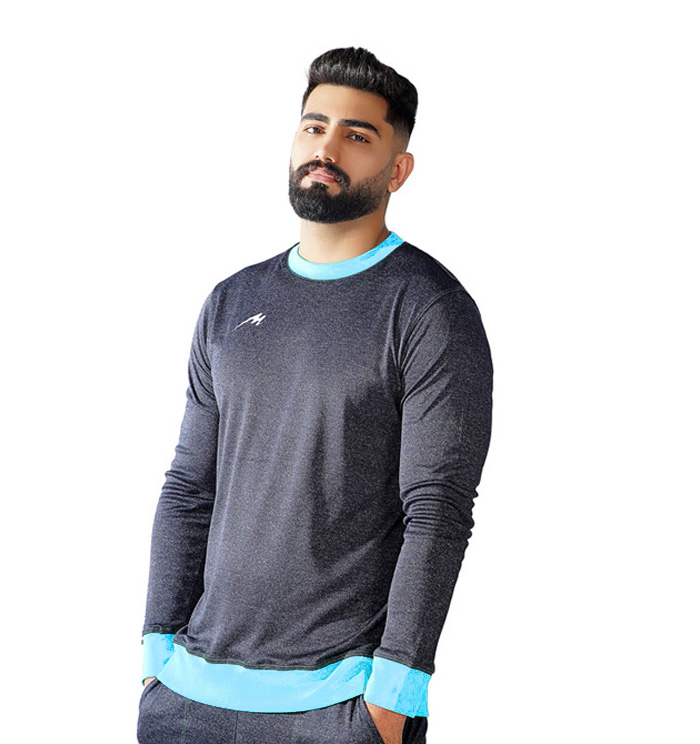 ملانژ مردانه یقه گرد مدل M01830620000ASSRAS03