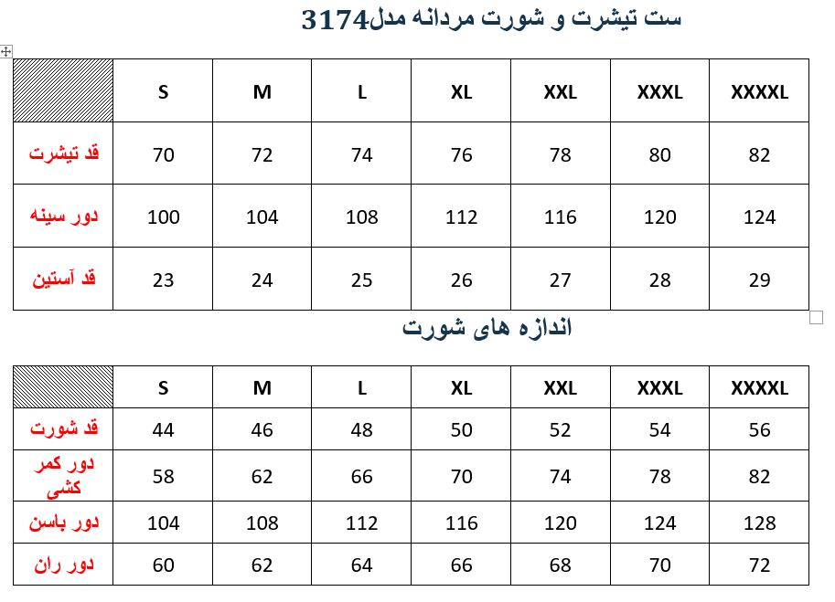 ست تیشرت و شورت مردانه مدلM081317400OTATSPNO04
