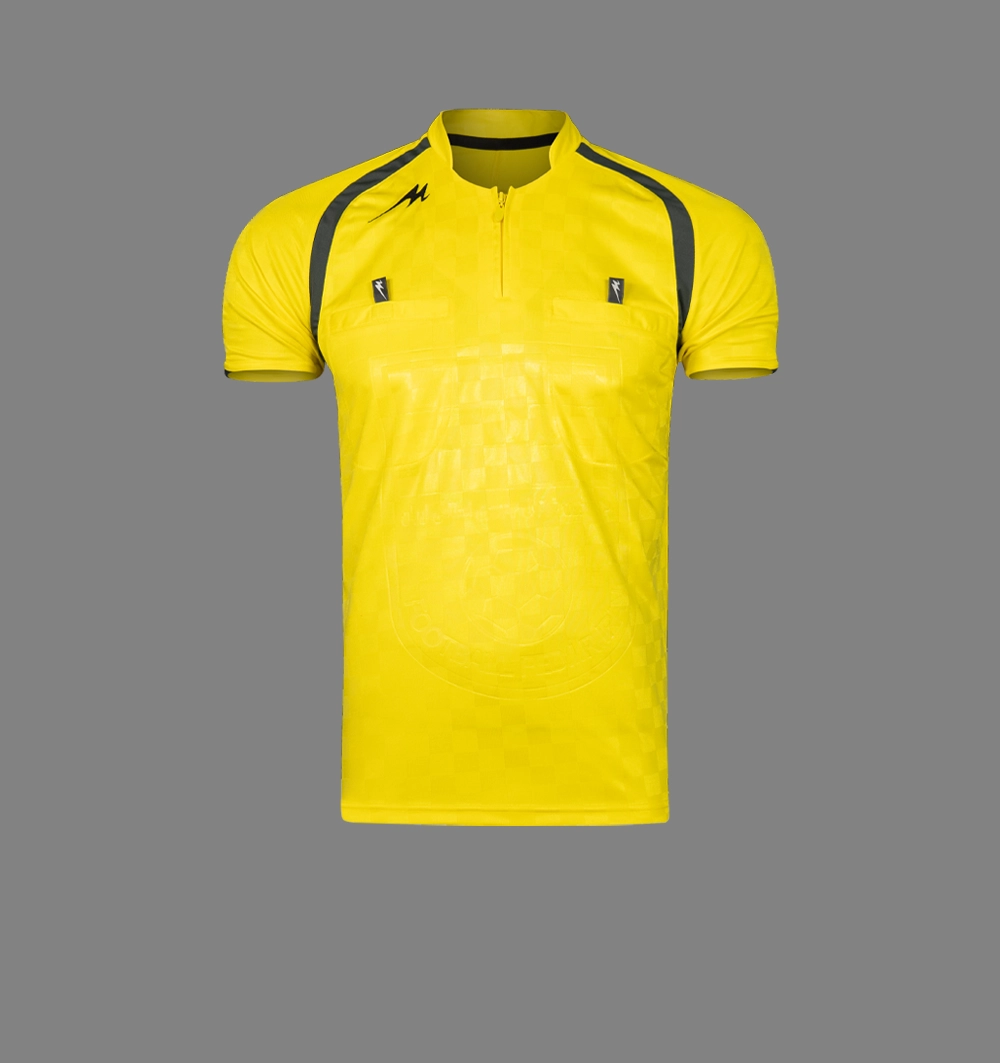 ست پیراهن و شورت آستین کوتاه داوری مدل 058 شطرنجی زرد مدادی