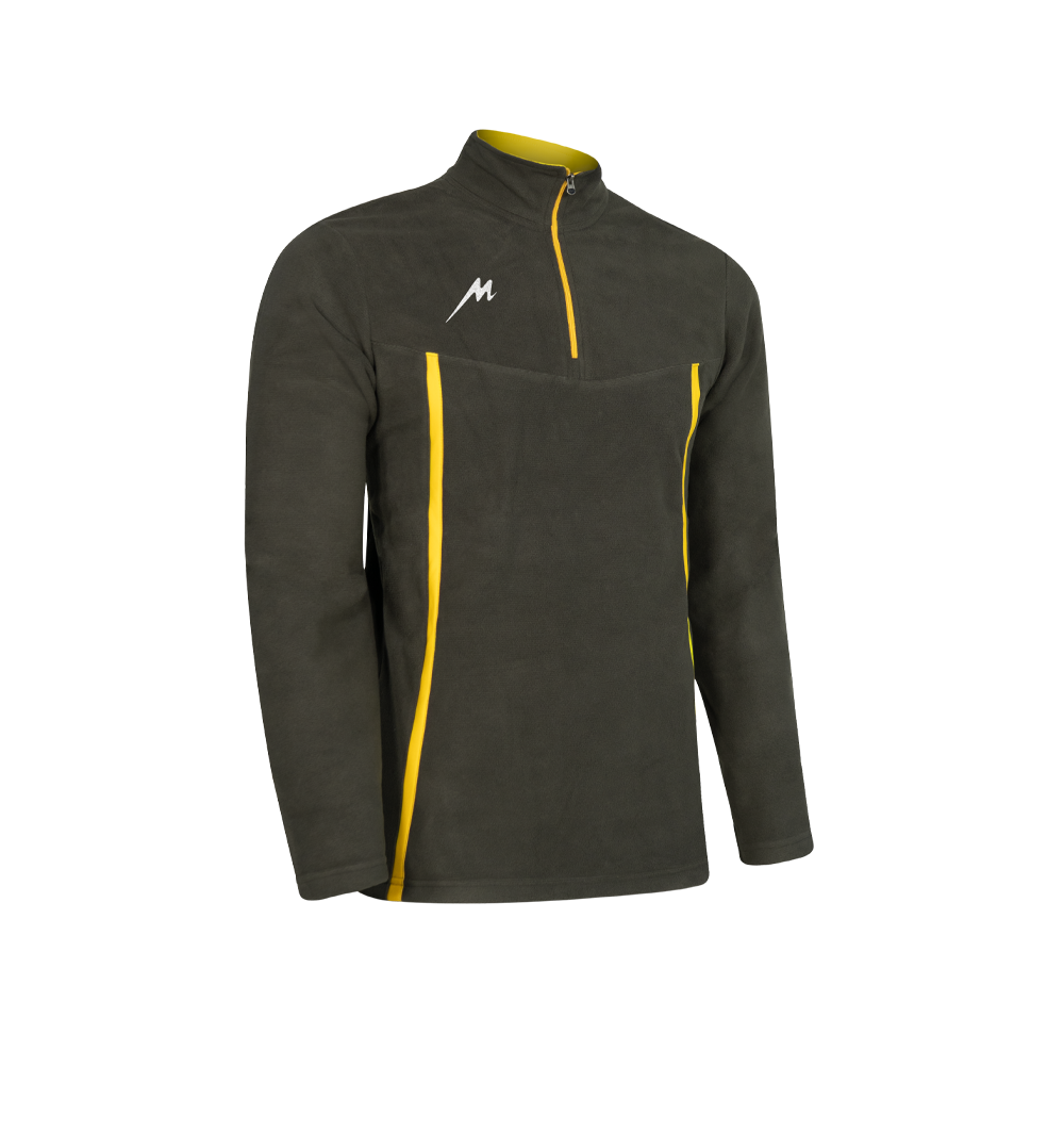 ست ملانژ و شلوار مردانه نیم زیپ مدلM00530030000FOSLZR03