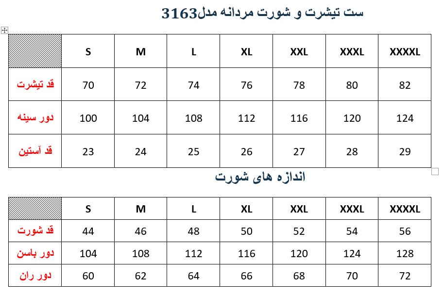 ست تیشرت و شورت مردانه M081316300OTATSBSR03