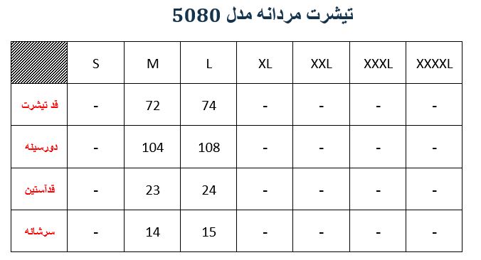تیشرت مردانه مدلM026508006OPCHNRSI03