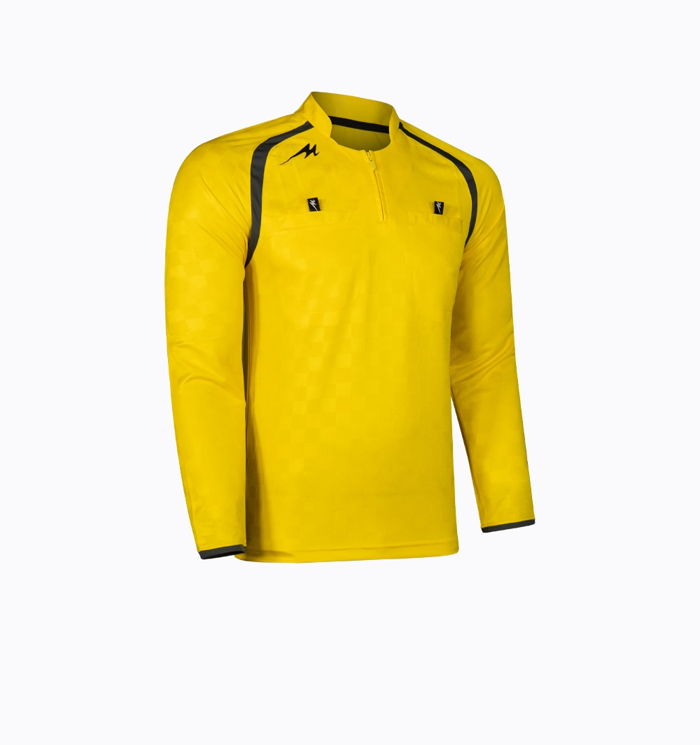 ست پیراهن و شورت آستین بلند داوری مدل 058 ساده زرد مدادی