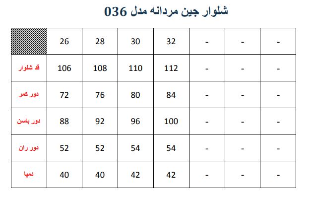 شلوار جین مردانه M00350362600LISRNO03