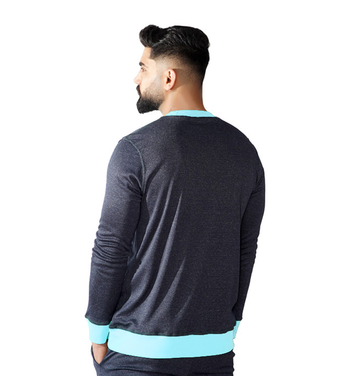 ملانژ مردانه یقه گرد مدل M01830620000ASSRAS03