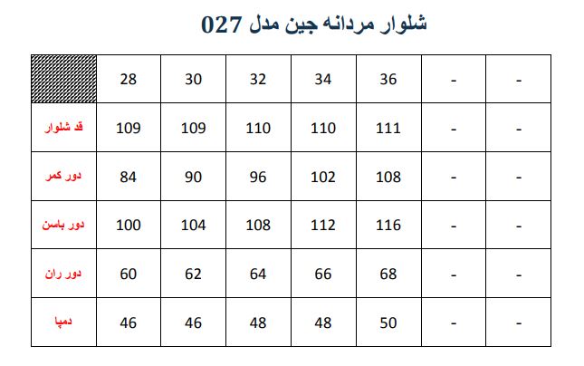 شلوار جین مردانه مدل M00350273400LISRAK03