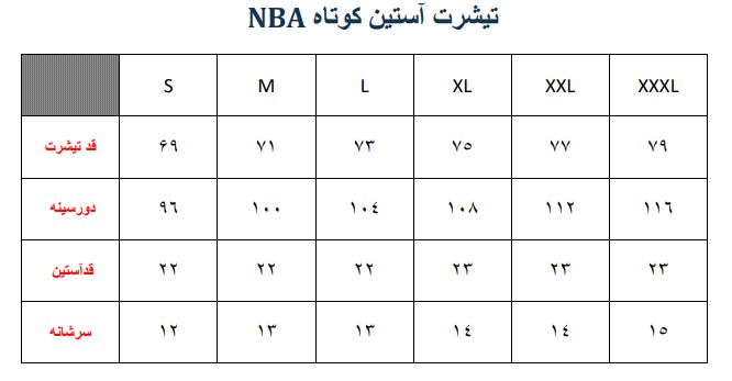 تیشرت مردانه اورجینال NBA مدلM00161360700PNSFNO03