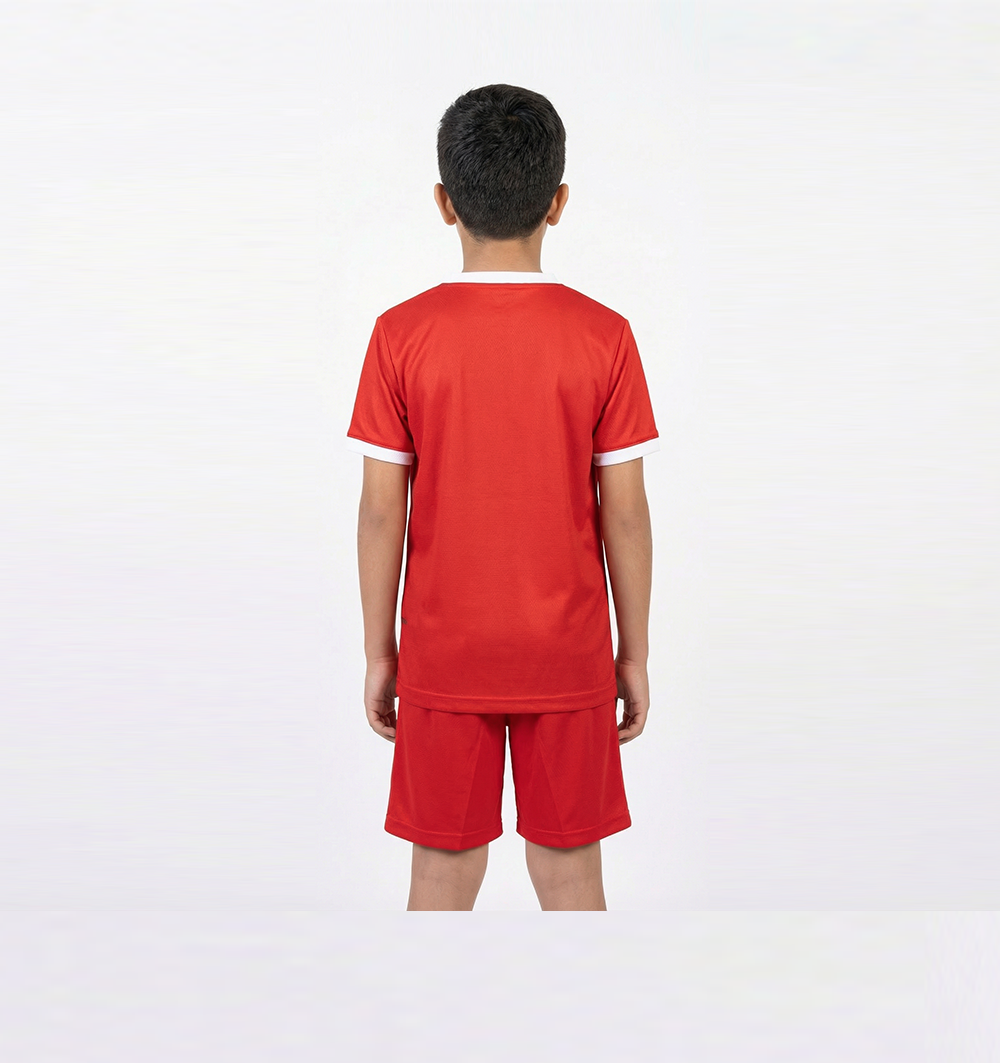 ست تیشرت و شورت هواداری پرسپولیس بچگانه مدلM081315100OTASGRNO04