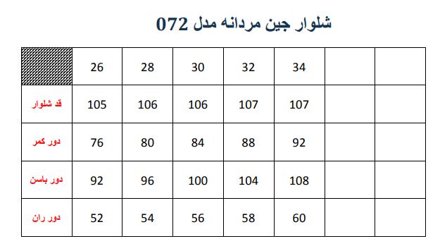 شلوار جین مردانه M00350723000LISRNO03