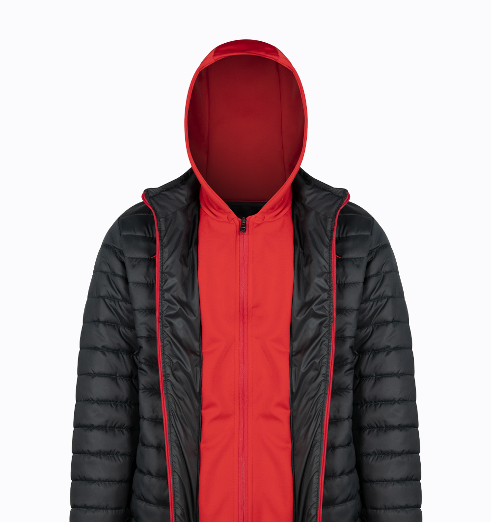 کاپشن مردانه کلاهدار مدلM0203044000KPISIGR04